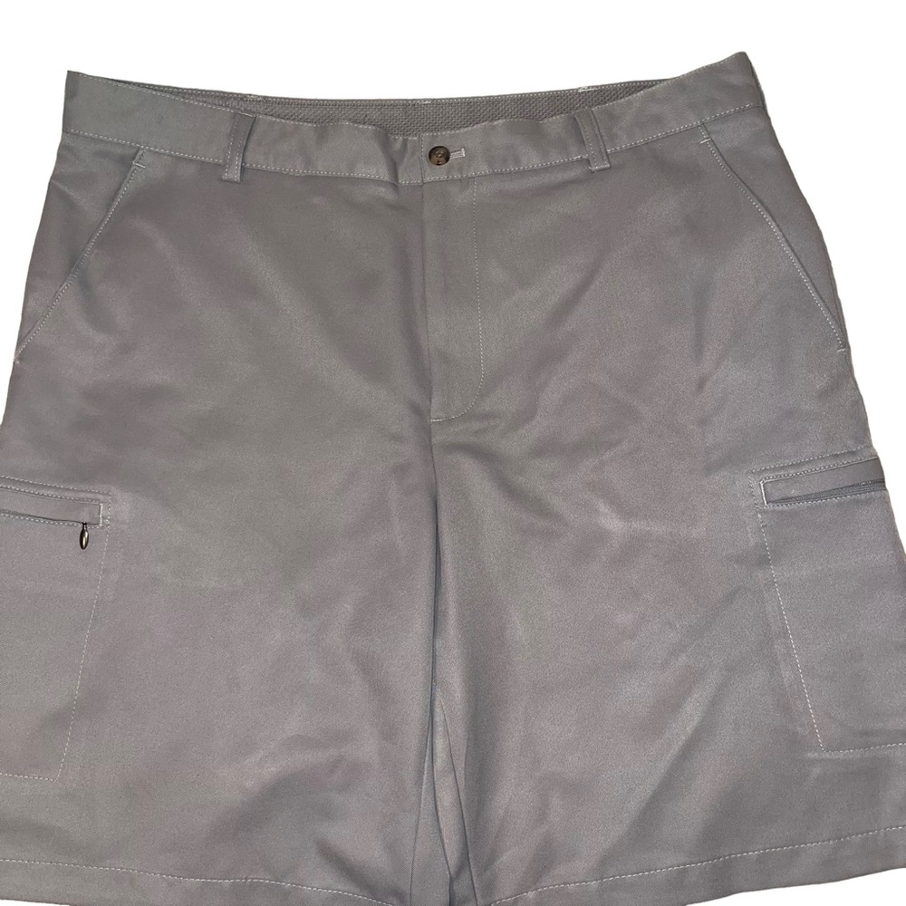Izod Classic Golf Shorts Men’s Size 38 Grey Golf Activewear Athleti…